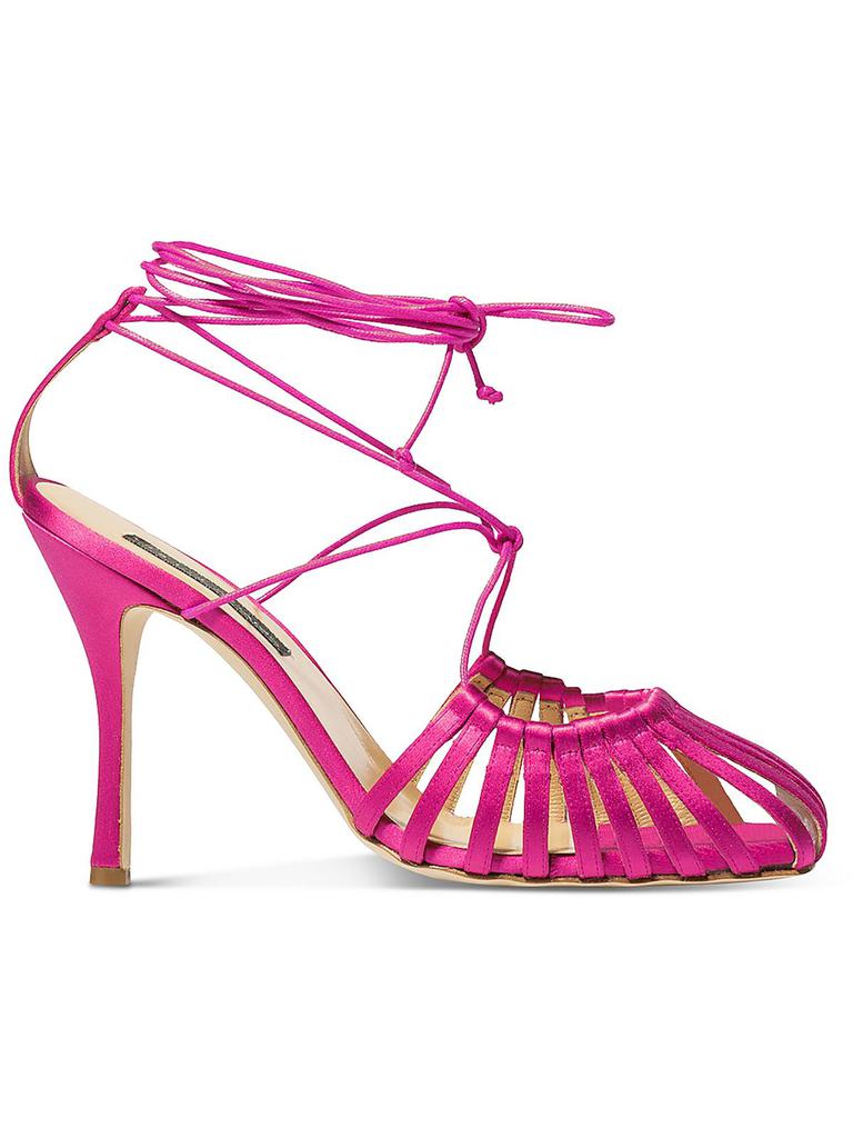Chelsea Paris Finn Womens Leather Strappy Heels