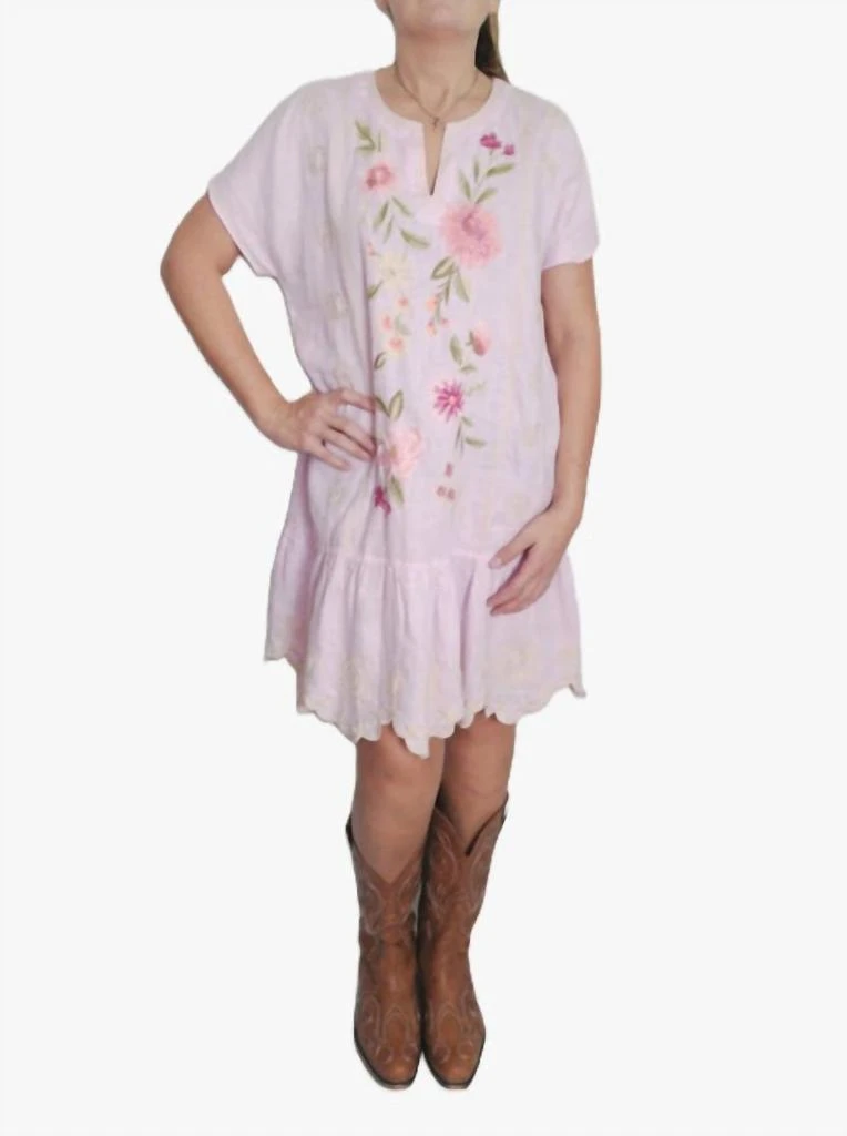 johnny was relaxed linen flounce dress Johnny Was Relaxed Linen Flounce Dress