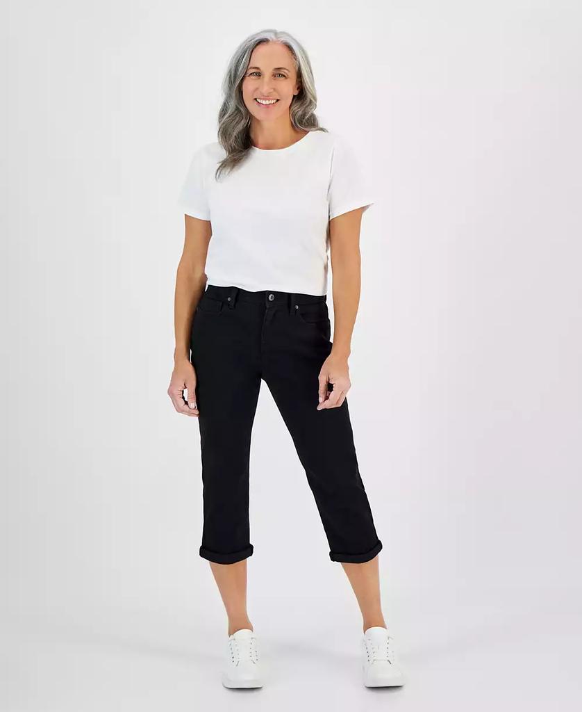 Style & Co Women's Mid-Rise Curvy Capri Jeans, 2P-28W, Created for Macy's