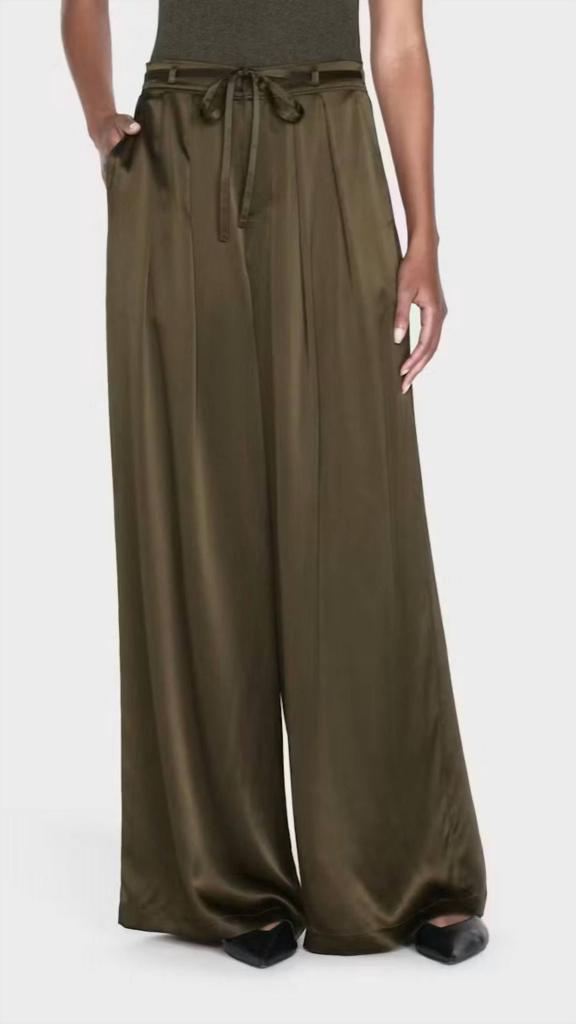 FRAME Frame - Denim Long Silk Trouser Pants