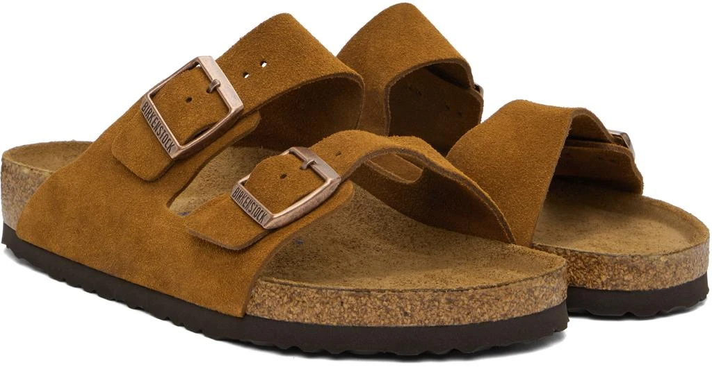 Birkenstock Tan Regular Arizona Soft Footbed Sandals 4