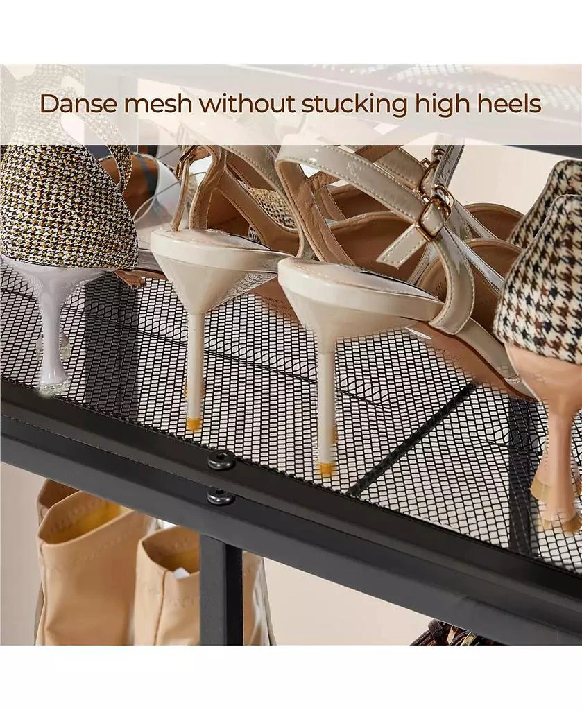 Yaheetech Modern Industrial Free-Standing 6-Layer Shoe Rack with Drawer 7