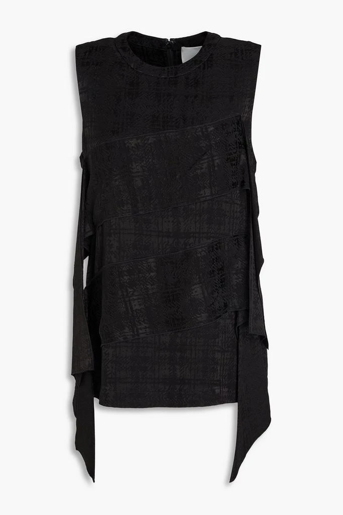 3.1 Phillip Lim Ruffled satin-jacquard top 1