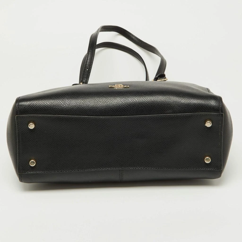 Coach Coach Black Leather Turnlock Carryall 29 Satchel 9