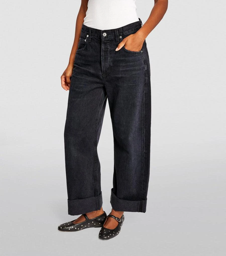 Citizens of Humanity Ayla Mid-Rise Wide-Leg Jeans 3