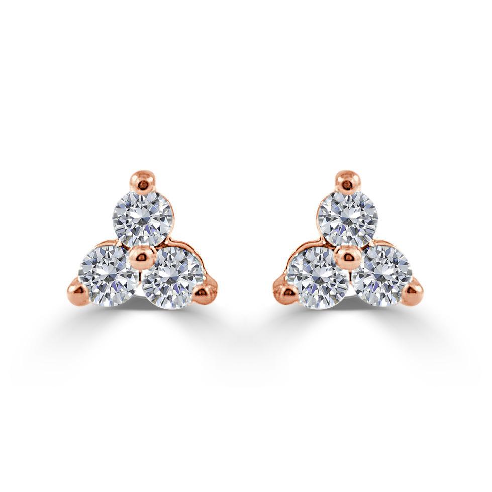 Sabrina Designs 14k Gold & Diamond Stud Earrings