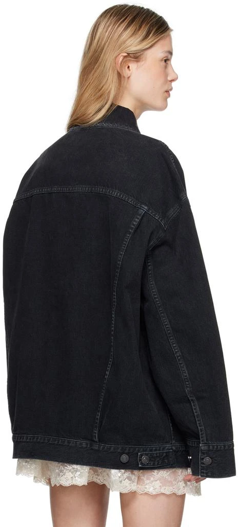 AGOLDE Black Wayne Denim Jacket 3
