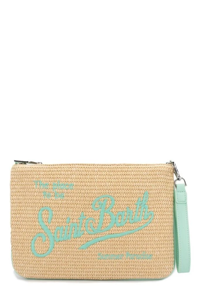 Mc2 Saint Barth Mc2 Saint Barth Logo Embroidered Clutch Bag 1
