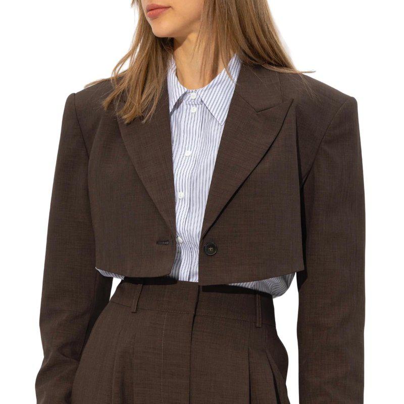 Birgitte Herskind Loreen Blazer In Dark Chocolate