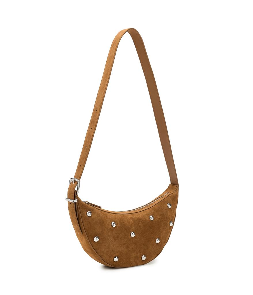 (取寄) メイドウェル レディース スタッズ エッセンシャル クレセント スリング イン スエード Madewell women Stud Essentials Crescent Sling In Suede Dried Acorn Stud Essentials Crescent Sling In Suede – On Sale Now with Up to