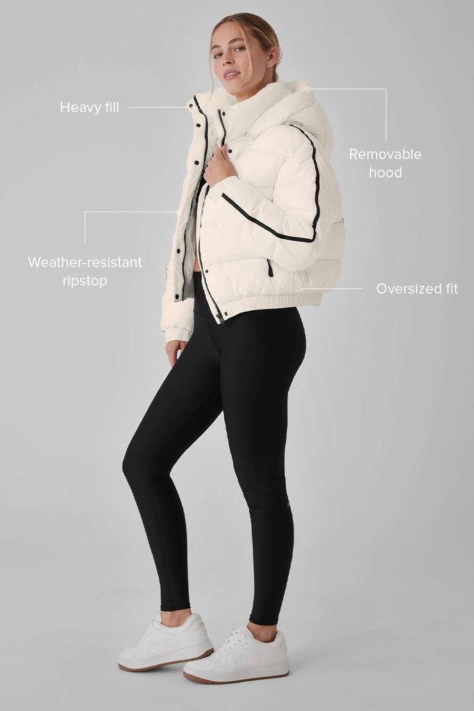Alo Yoga Aspen Love Puffer Jacket - Ivory