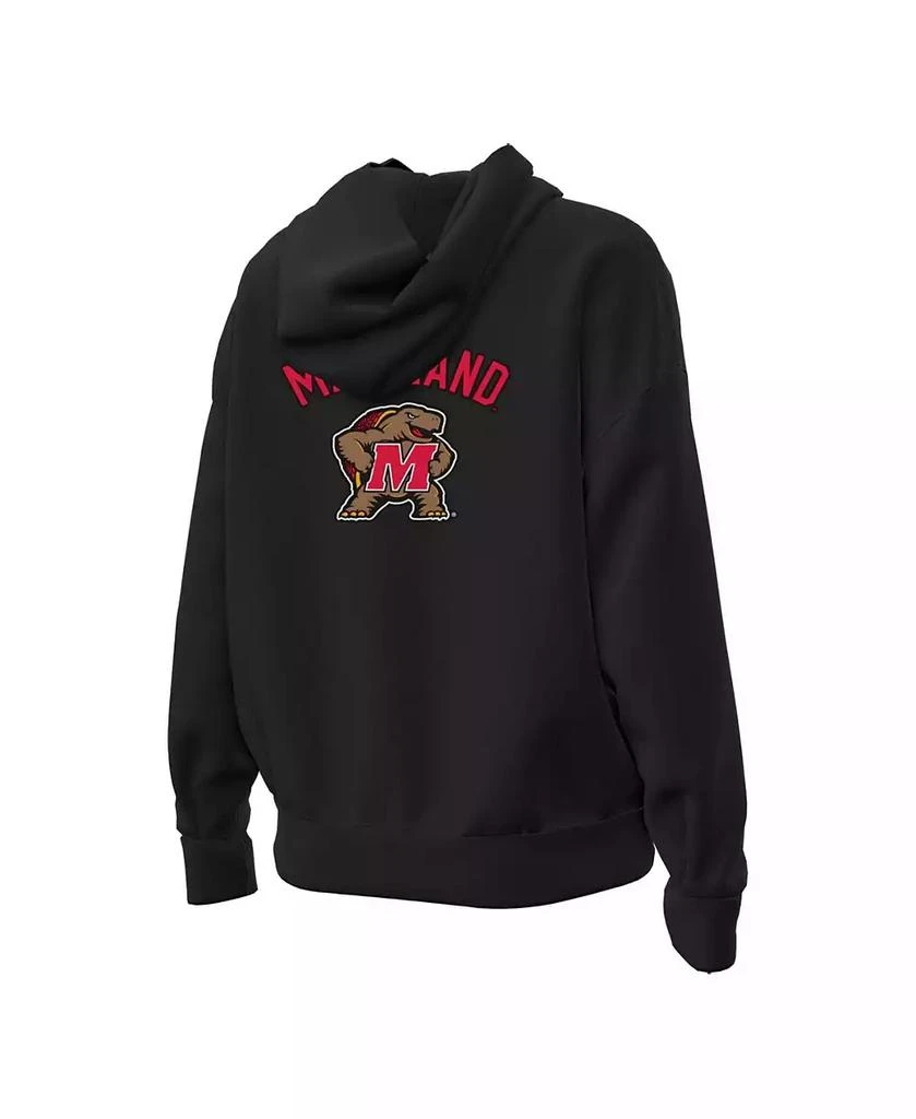 Under Armour Women's Black Maryland Terrapins Oversized Gameday Icon Hoodie 2