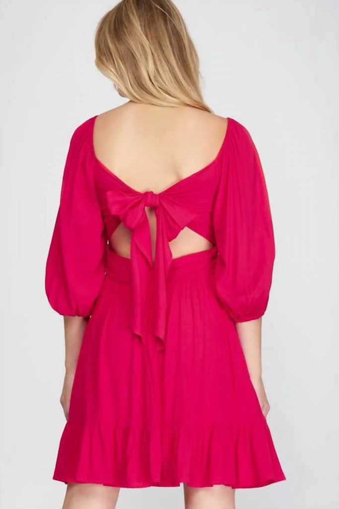 She + Sky She + Sky - Pretty Berry Dress 2