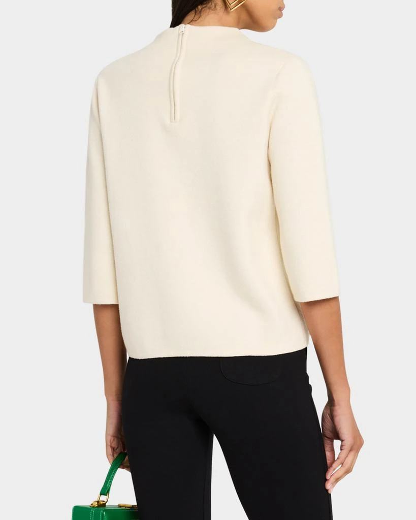 Frances Valentine Bon Bon Mock-Neck Sweater 3