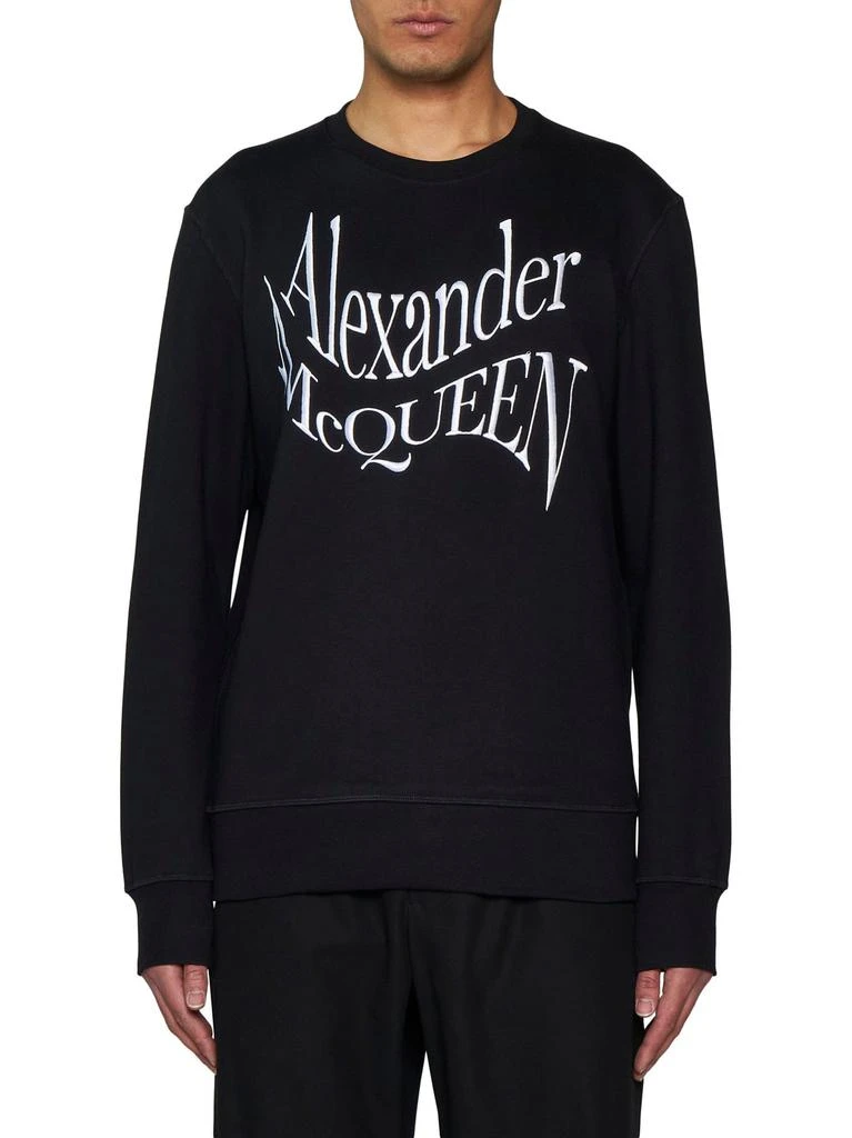 Alexander McQueen Alexander McQueen Warped Logo Sweatshirt 2