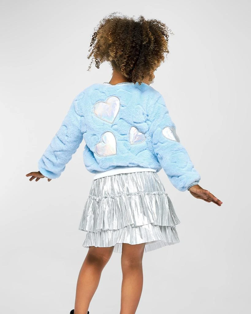 Hannah Banana Girl's Tiered Shiny Skirt, Size 4-14 3