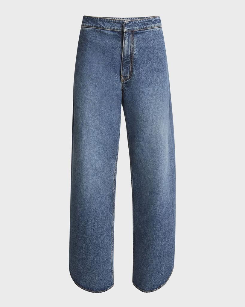 パンツ ALAIA ROUNDED PETAL PANTS Alaia Slit Rounded Petal Denim Pants - Leggings - Compare