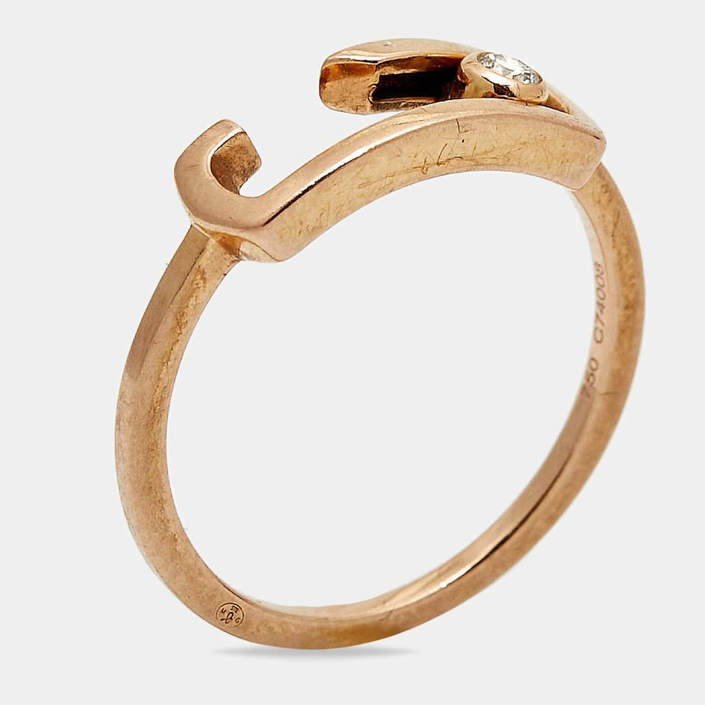 Messika Messika by Gigi Hadid Move Addiction Diamond 18k Rose Gold Ring Size 52 1