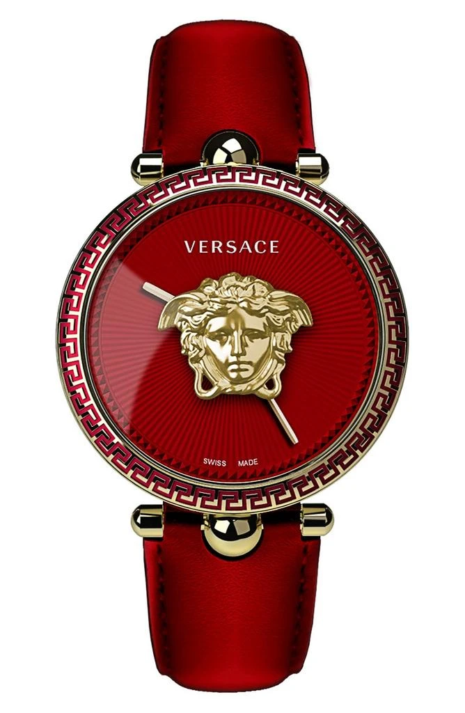 Versace Palazzo Empire Leather Strap Watch Versace Palazzo Empire Leather Watch | ShopSimon main image 3