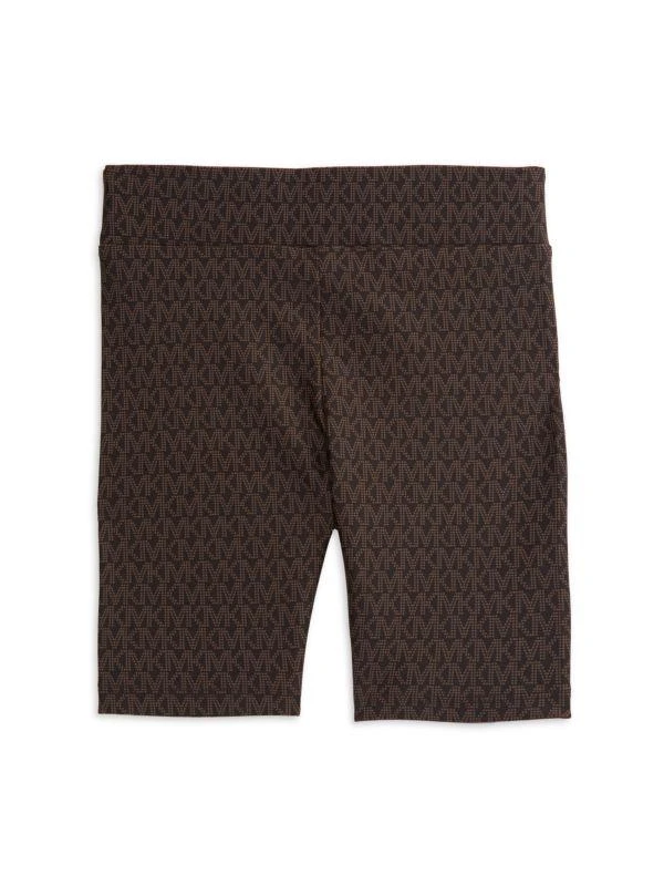 Michael Kors Little Girl's & Girl's Logo Biker Shorts 2