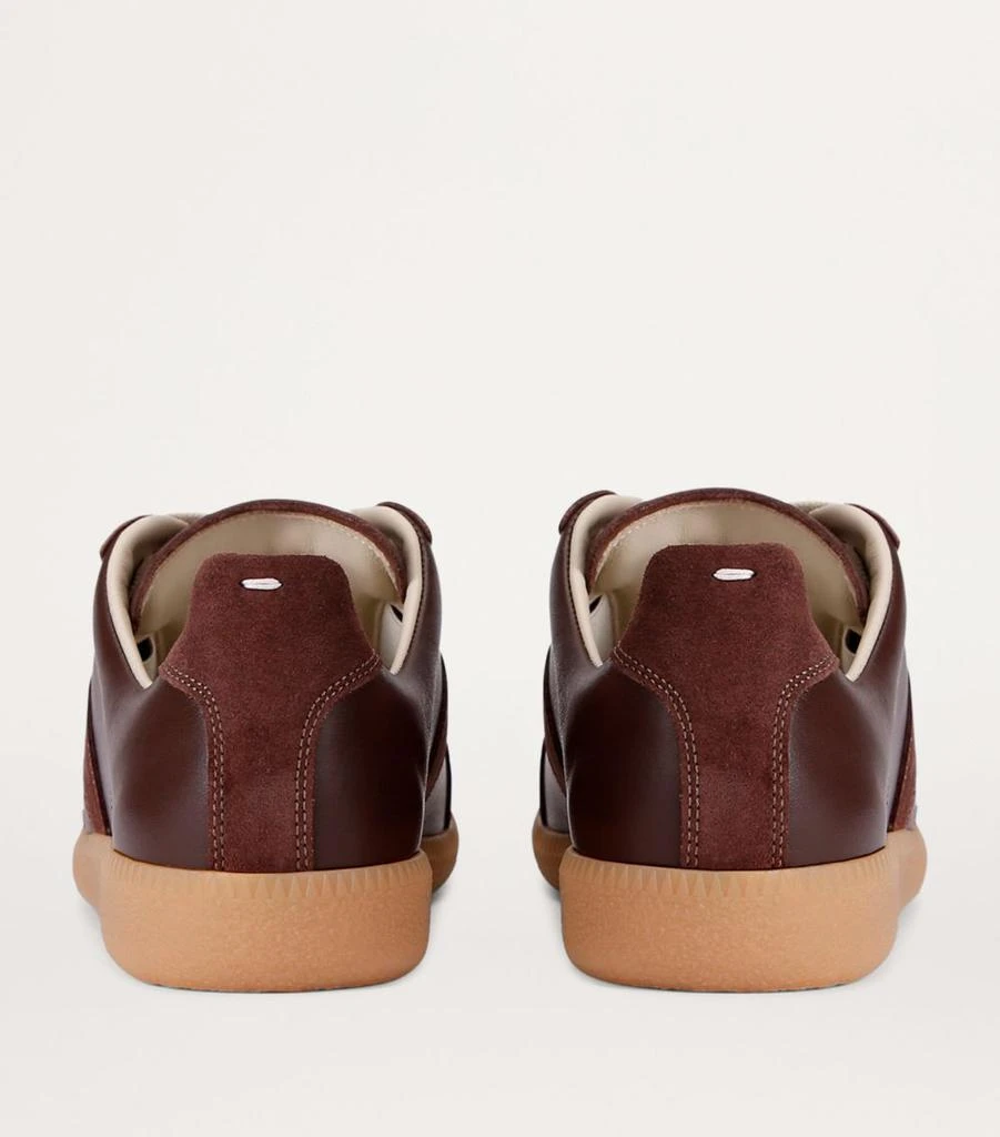 MAISON MARGIELA Leather-Suede Replica Sneakers 2