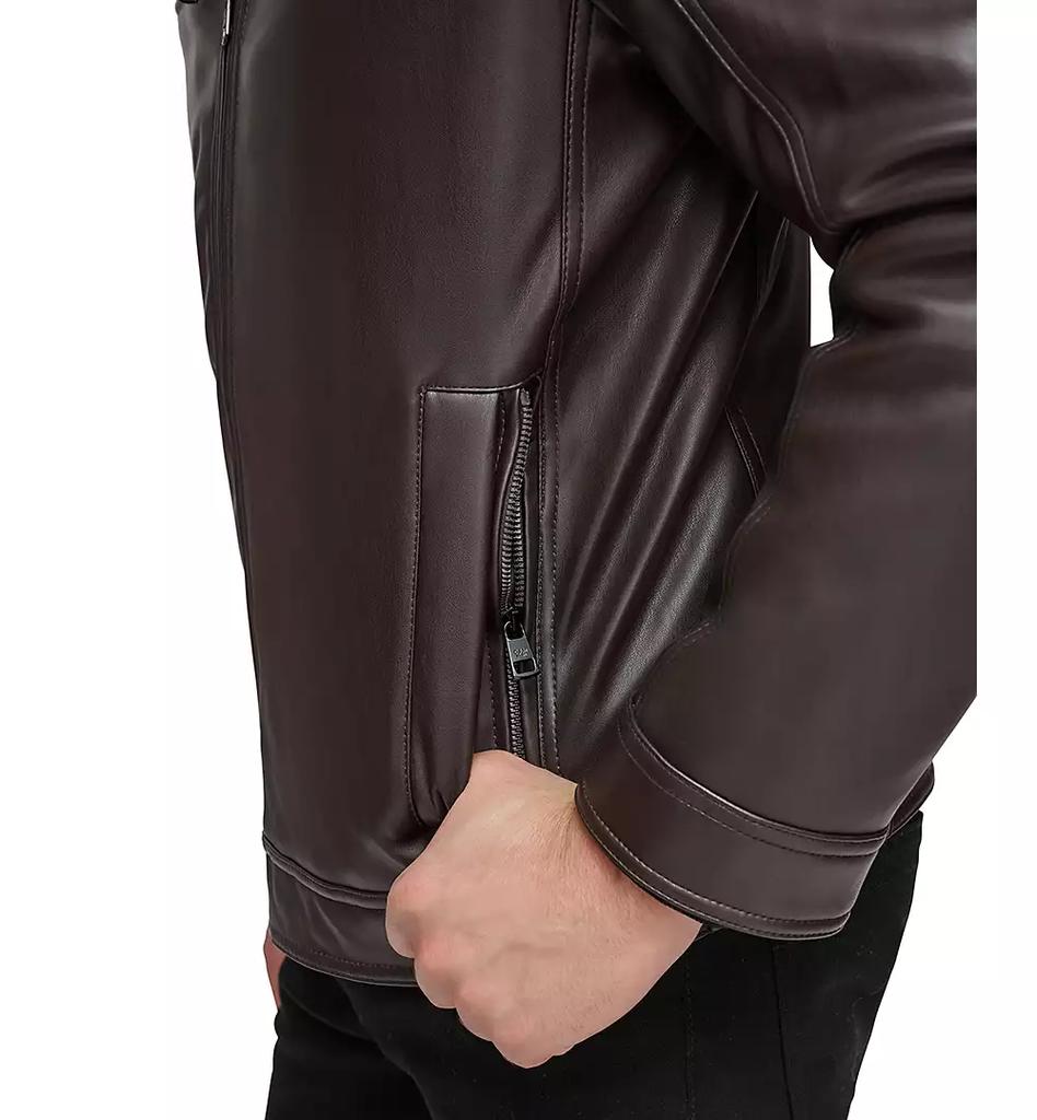 Calvin Klein Men's Faux Leather Moto Jacket, Created for