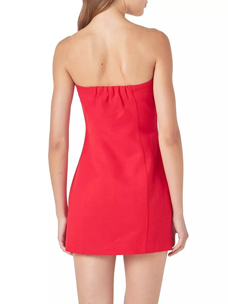 Endless Rose Linen Strapless Dress 3