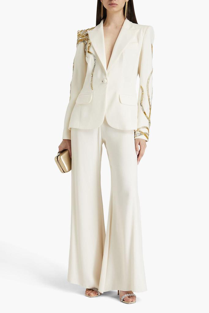 Zuhair Murad Embellished crepe blazer
