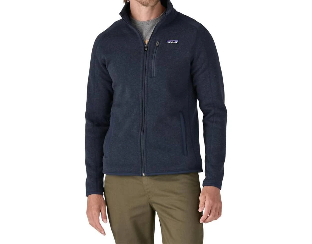 Patagonia Men's Better Sweater Jacket In New Navy 1
