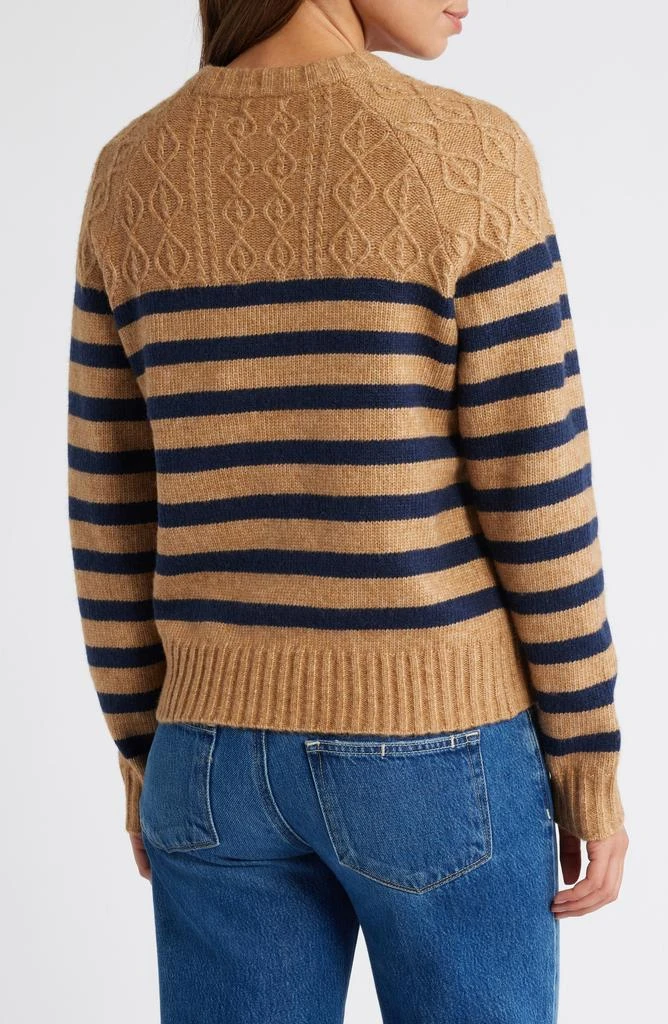 Caslon Stripe Crewneck Sweater 2