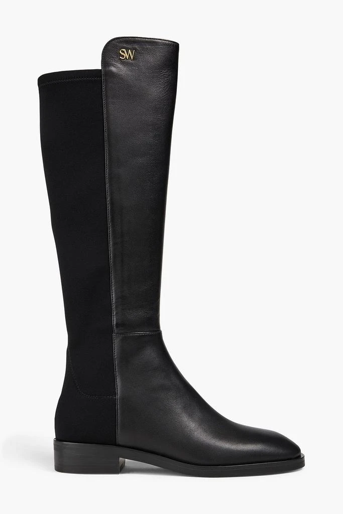 Stuart Weitzman Keelan City microstretch and leather knee boots 1