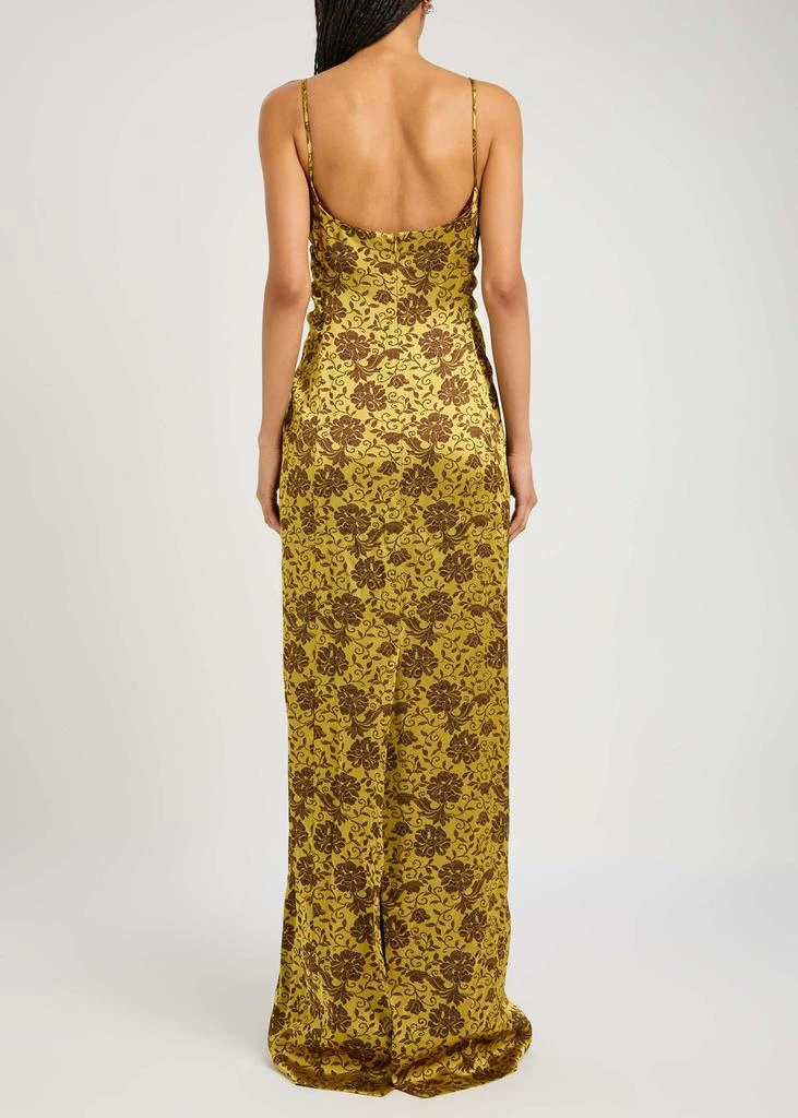 Dries Van Noten Dirios floral-jacquard satin maxi dress 3