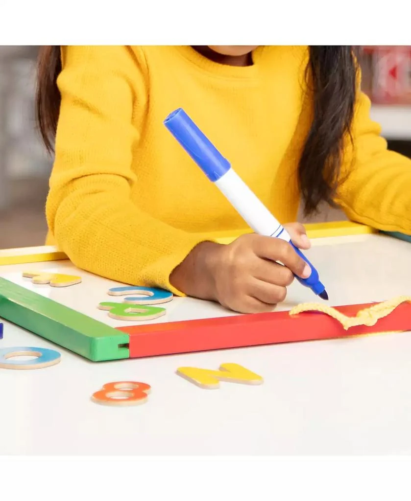 Melissa & Doug Melissa & Doug Magnetic Chalkboard and Dry-Erase Board With 36 Magnets, Chalk, Eraser, and Dry-Erase Pen 8