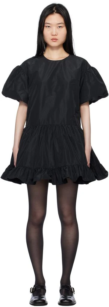 Sandy Liang Black Rome Minidress 1