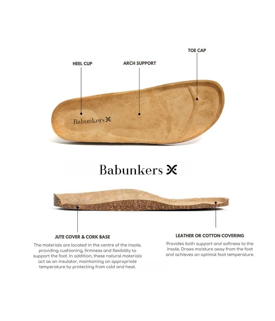 Babunkers Sandales Brun - Femme 9