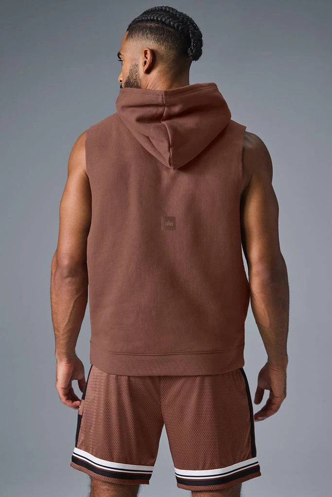 Alo Renown Sleeveless Hoodie - Chestnut 2