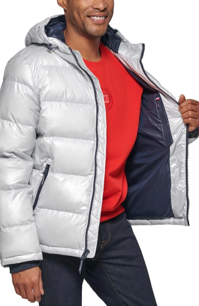 Tommy Hilfiger Quilted Puffer Hooded Mid Length Jacket 6