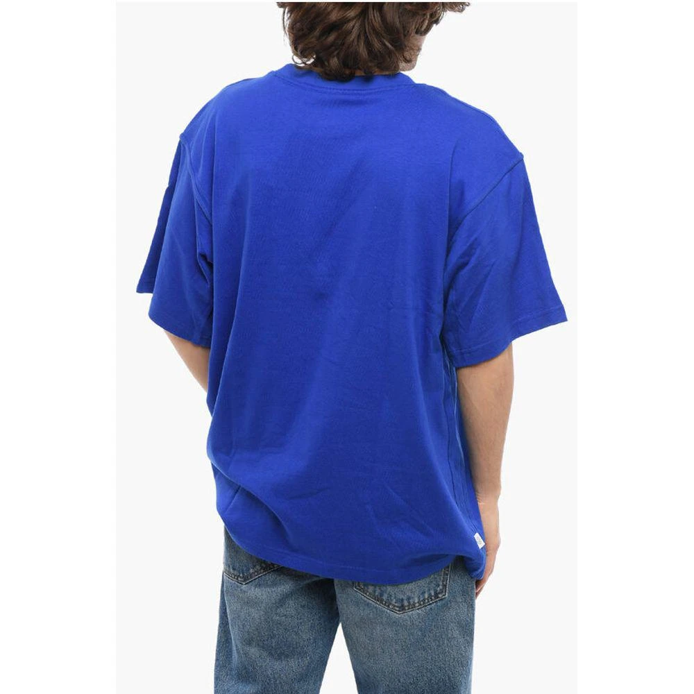 Adidas Adidas Cotton Crew-neck T-shirt with Tone On Tone Details 2