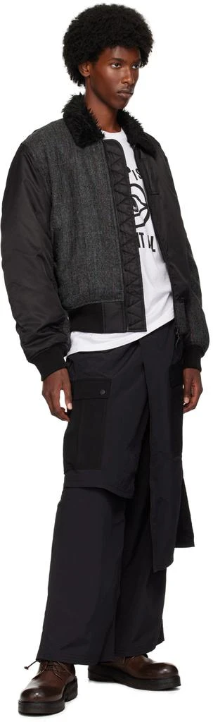 MAHARISHI Black B15 Wool Flight Jacket 4