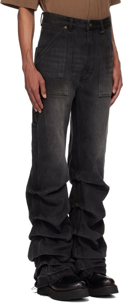 We11done Black Wrinkled Jeans 2