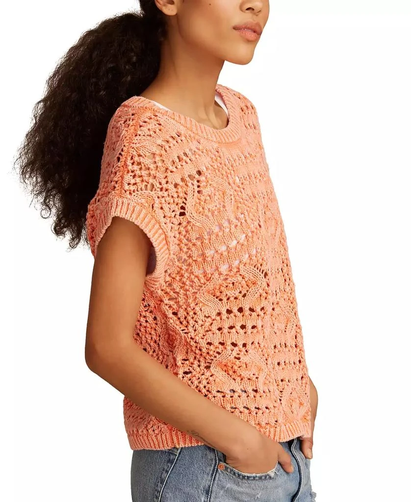Lucky Brand Crochet Sweater Vest 2