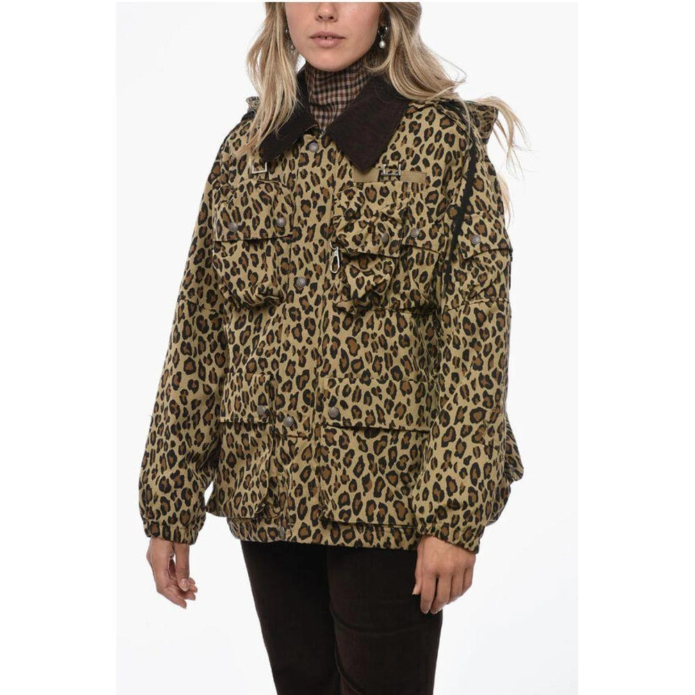 R13 Utility Jacket with Animalier Women's Pattern 1
