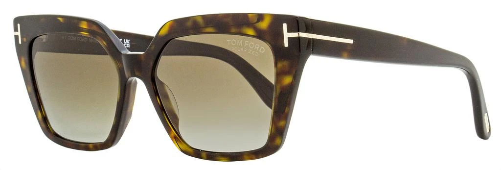 Tom Ford Women's Winona Polarized Sunglasses TF1030 52H Dark Havana 53mm 1