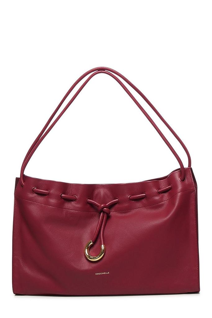 Coccinelle Coccinelle Logo Detailed Drawstring Shoulder Bag