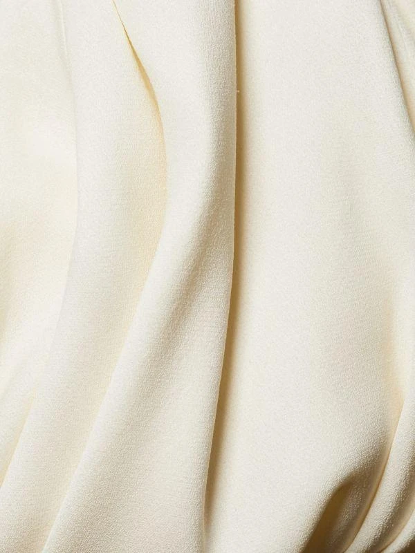 Brandon Maxwell The Valerie Draped Belted Waist Dress 5