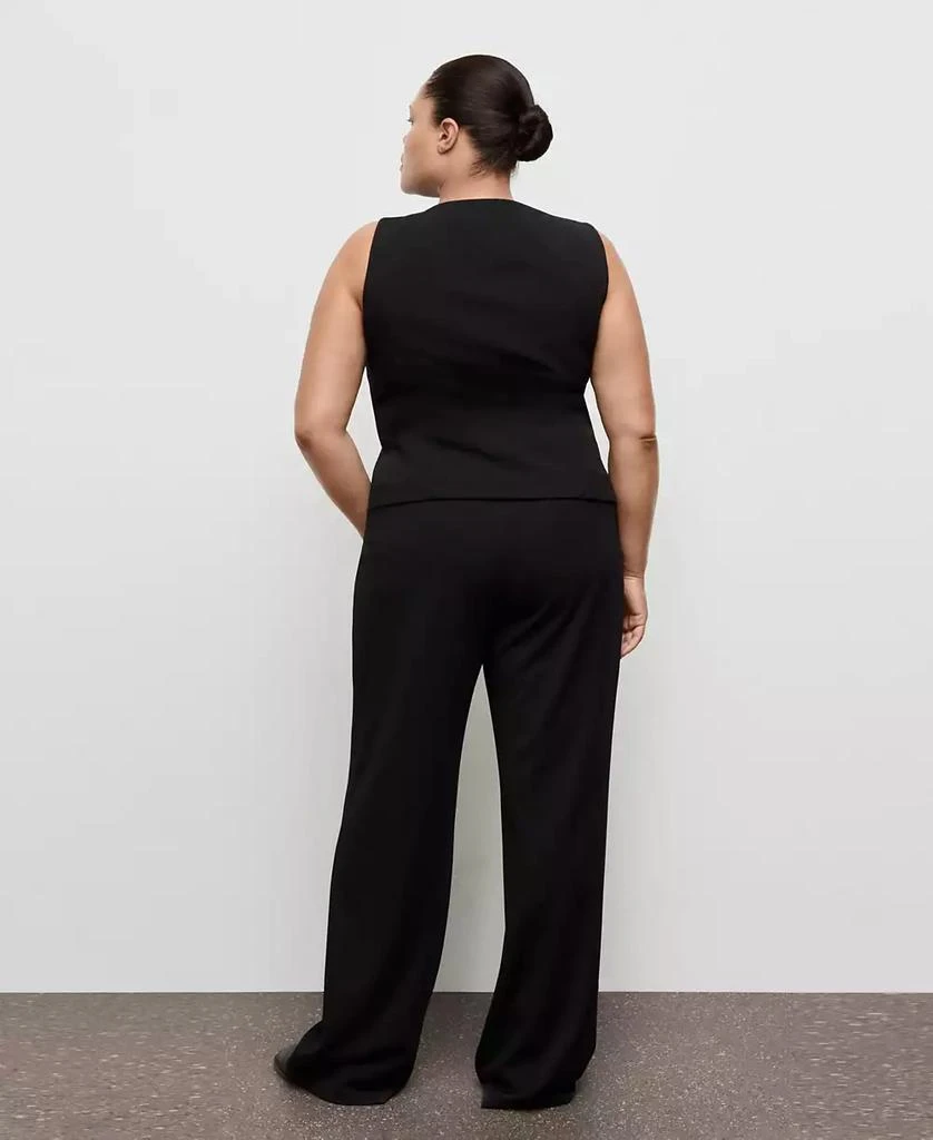 Mango Women
s Straight Low-Rise Suit Pants 6