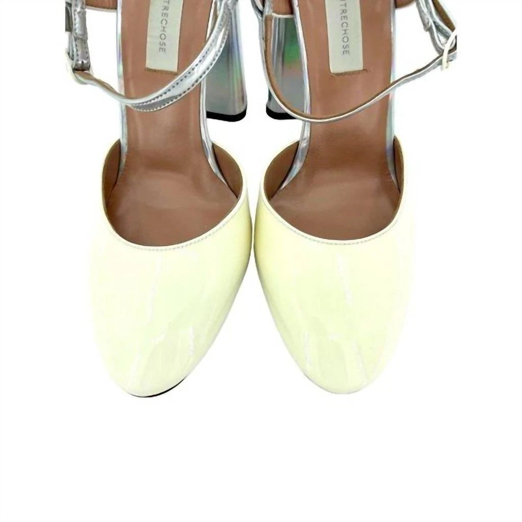 L'AUTRE CHOSE L'Autre Chose - Women's Vernice Lame Patent Leather Block Heel Pumps 6
