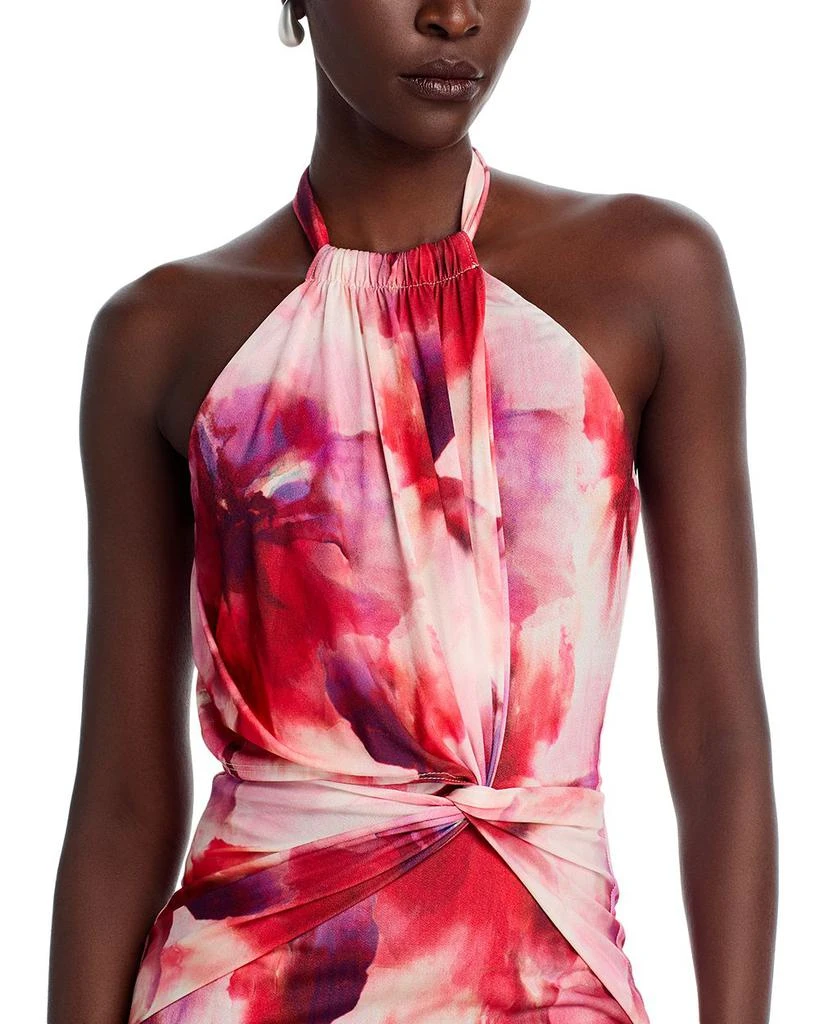 Black Halo Fina Halter Gown 3