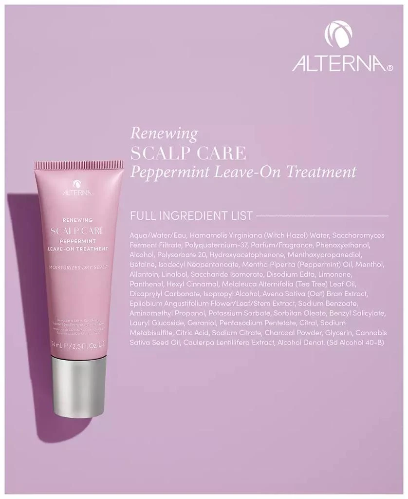 ALTERNA Renewing Scalp Care Peppermint Leave-On Treatment, 2.5 oz. 9