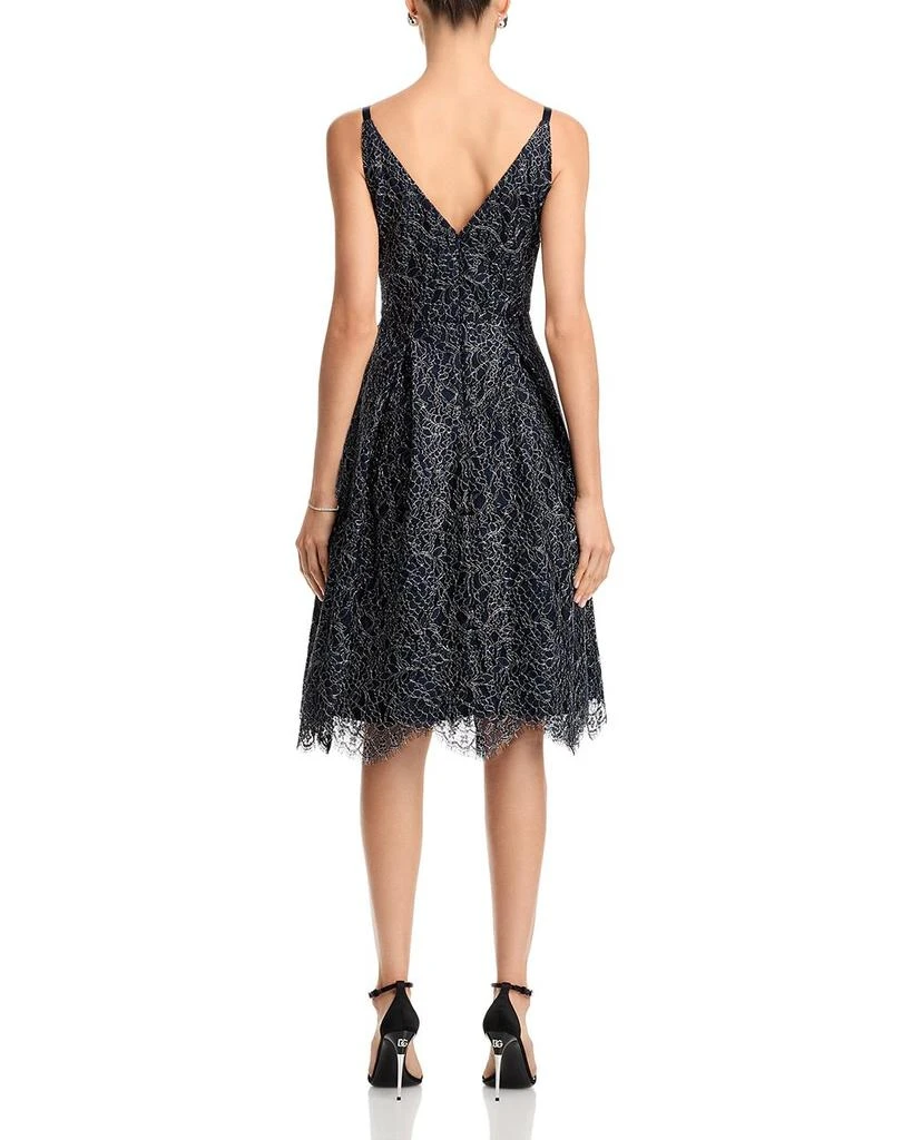 Eliza J Bow Trim Fit and Flare Dress 4